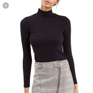 Black Mockneck Longsleeve (TopShop)